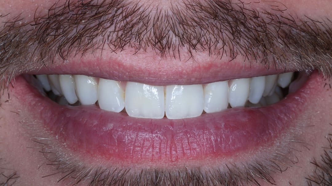After — patient J, whitening